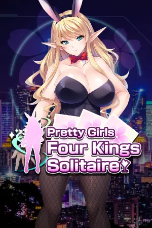 Pretty Girls Four Kings Solitaire