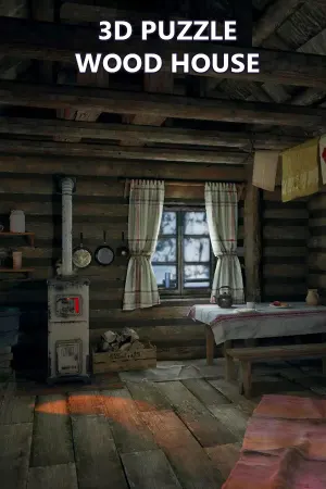 3D PUZZLE - Wood House