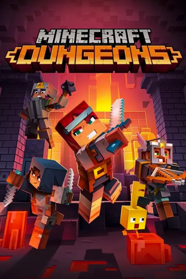 Minecraft Dungeons — обложка