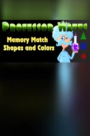 Professor Watts Memory Match: Shapes And Colors