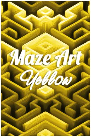 Maze Art: Yellow