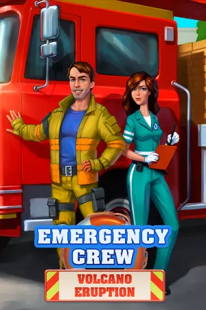 Emergency Crew Volcano Eruption