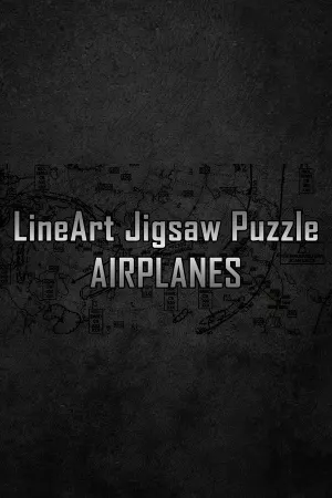 LineArt Jigsaw Puzzle - Airplanes